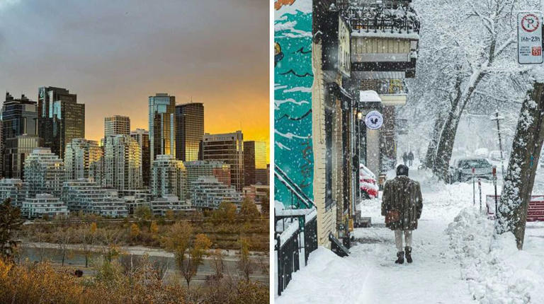 Canada's monthly fall forecast says this is when it'll start snowing in ...
