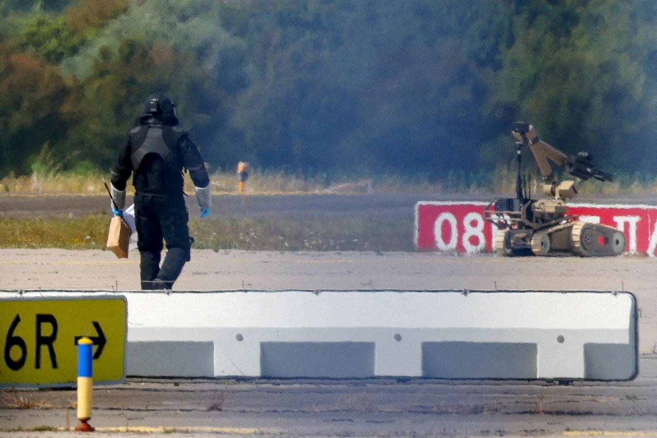 Germany blames Russia for explosive drones sent to Leipzig Airport