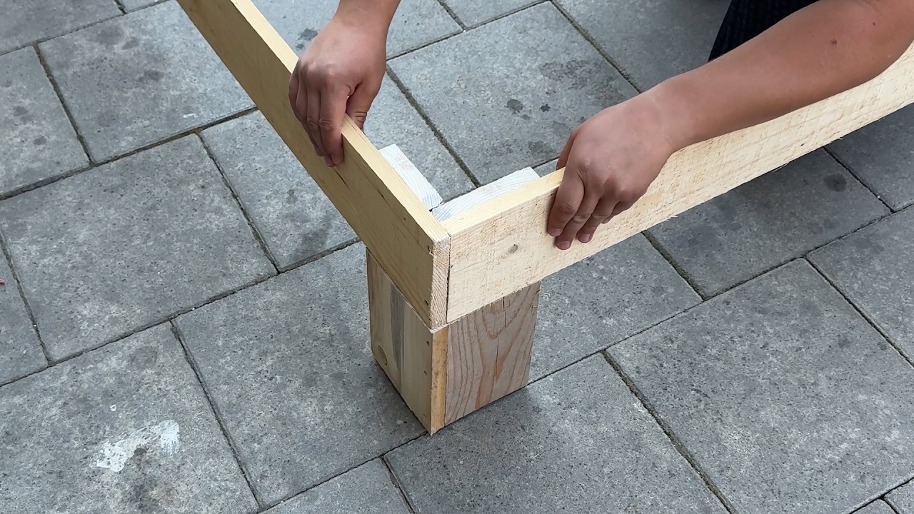DIY wooden table leg #diy #woodentable #leg #craft