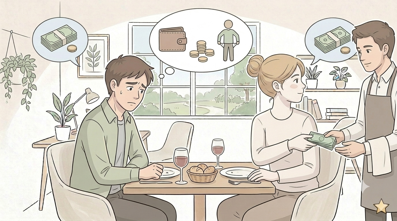 Áp lực vì thu nhập của bạn gái cao gấp ba lần tôi