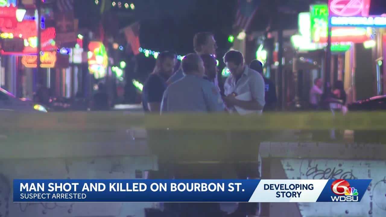 Arrest made after man killed in Bourbon Street shooting, witnesses describe chaos