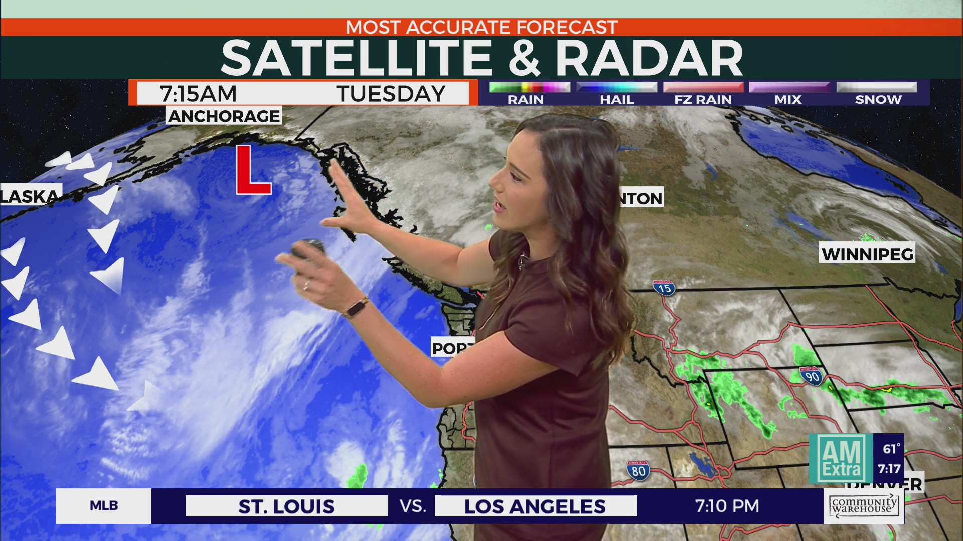 Tuesday morning weather update: Widespread rain arrives Wednesday in ...