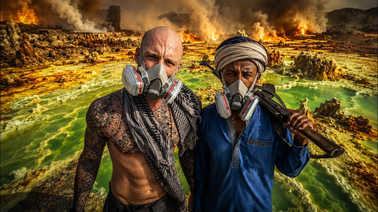 We entered the hottest place on Earth... the air started burning our lungs
