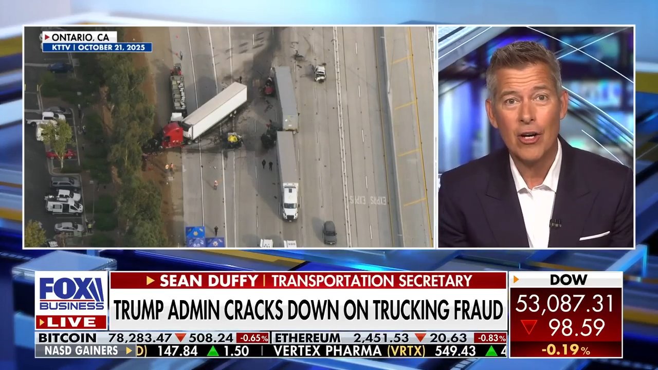 Trump administration launches historic crackdown on fraud in trucking ...