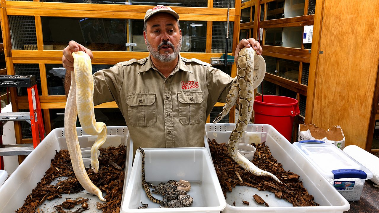 Ball python incubation reveals hatching safety and stunning color genetics