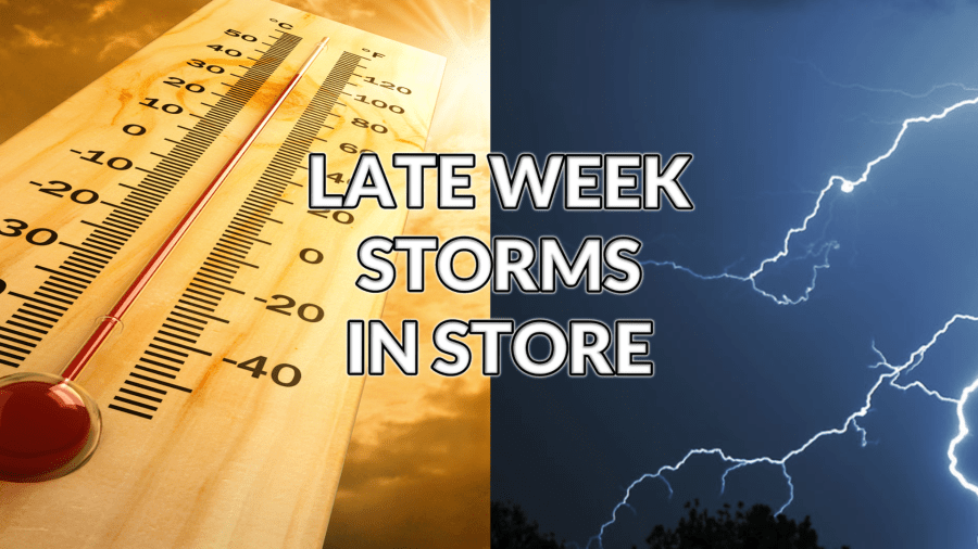 Strong to severe storms possible Thursday-Friday as heat wave continues