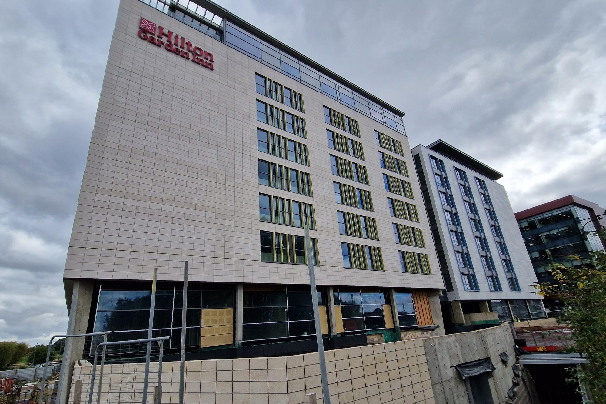 Work starts to complete Peterborough's Hilton Garden Inn