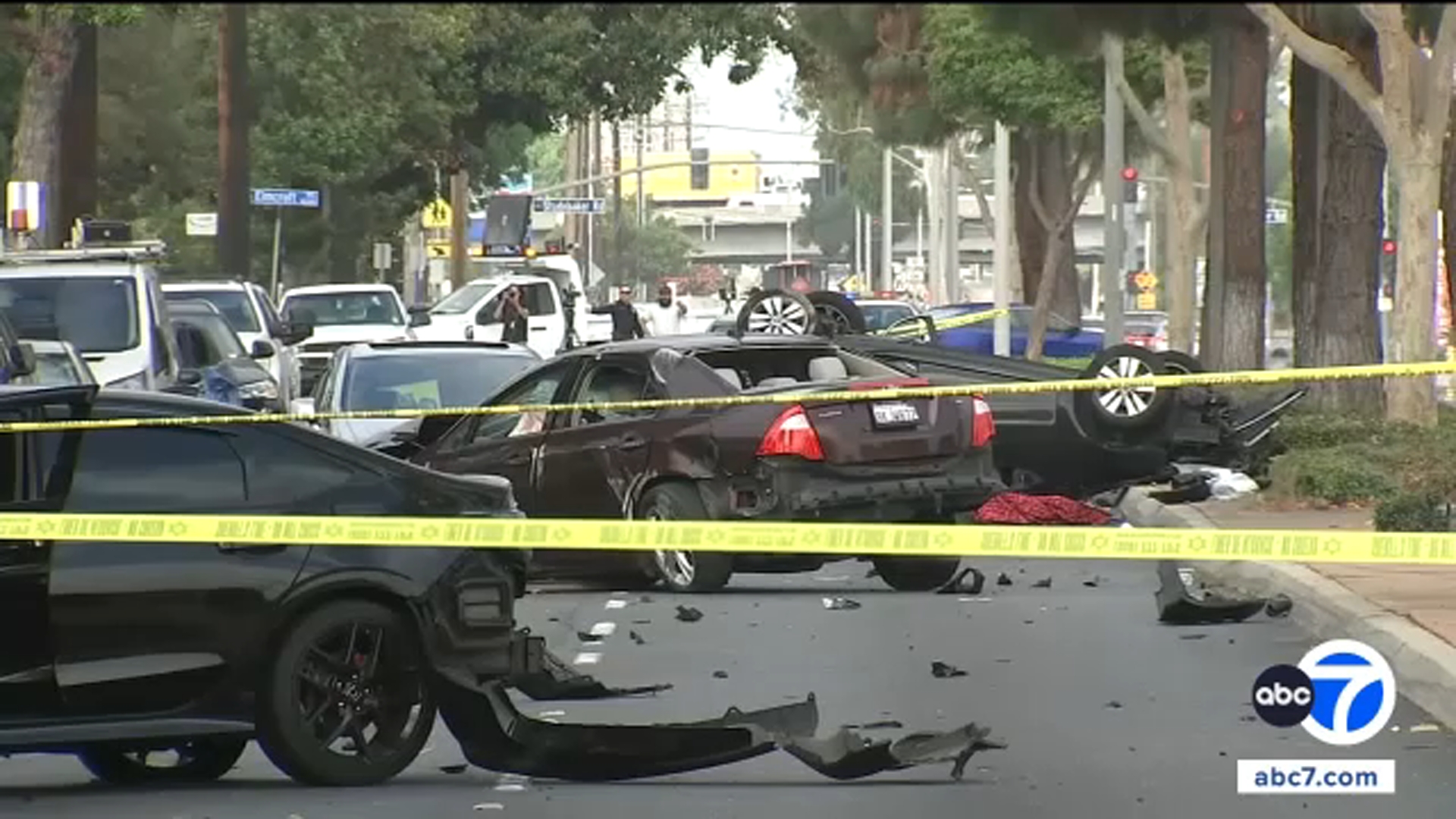 1 killed, 2 injured in street racing crash involving several cars in Norwalk