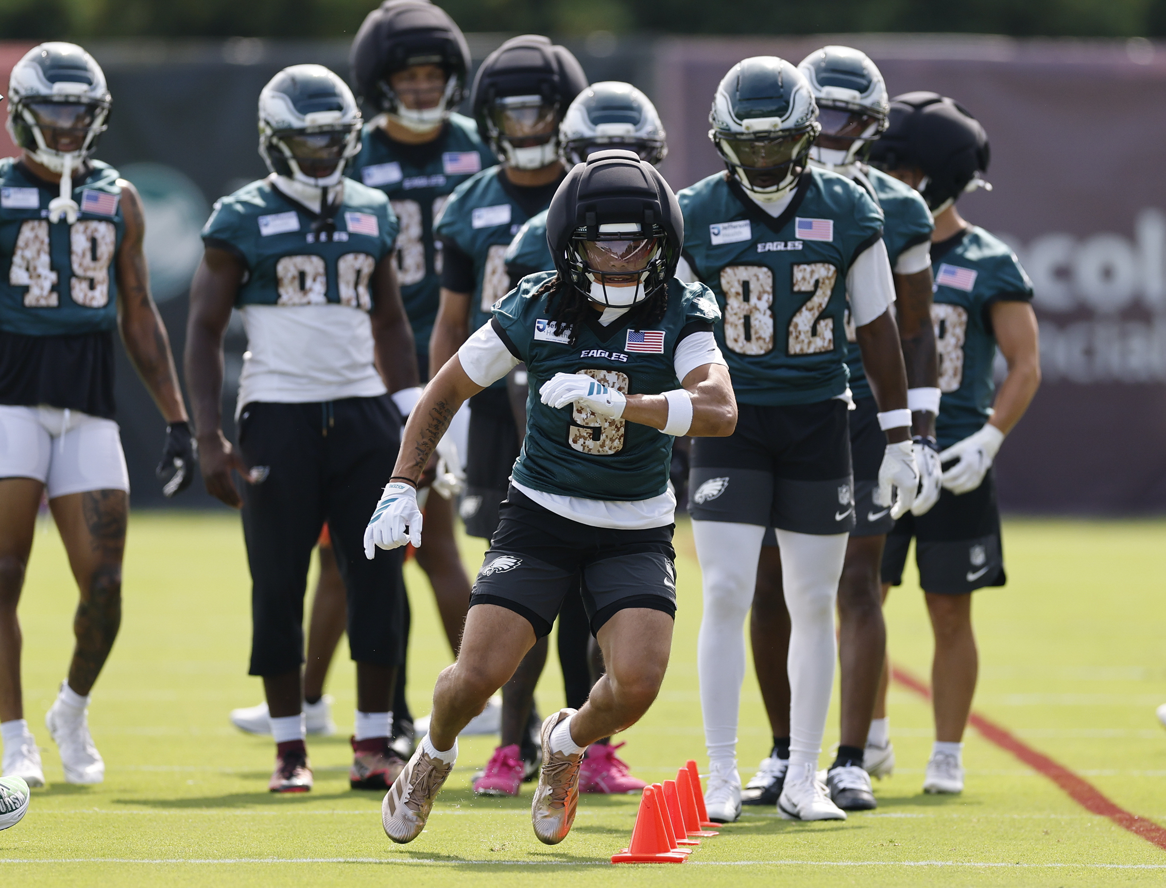 Eagles WR coach believes Makai Lemon has 'done a great job' despite a slow start to his career