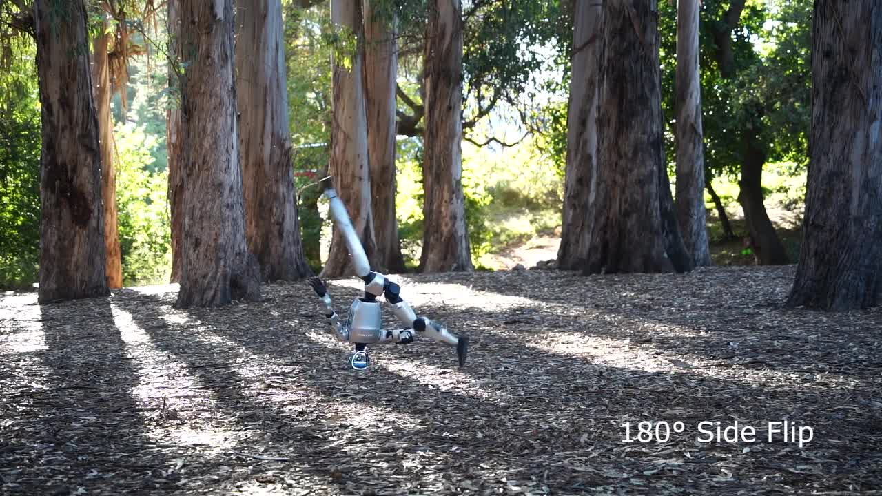 Human-like agility: Watch this robot perform perfect flips and spin kicks