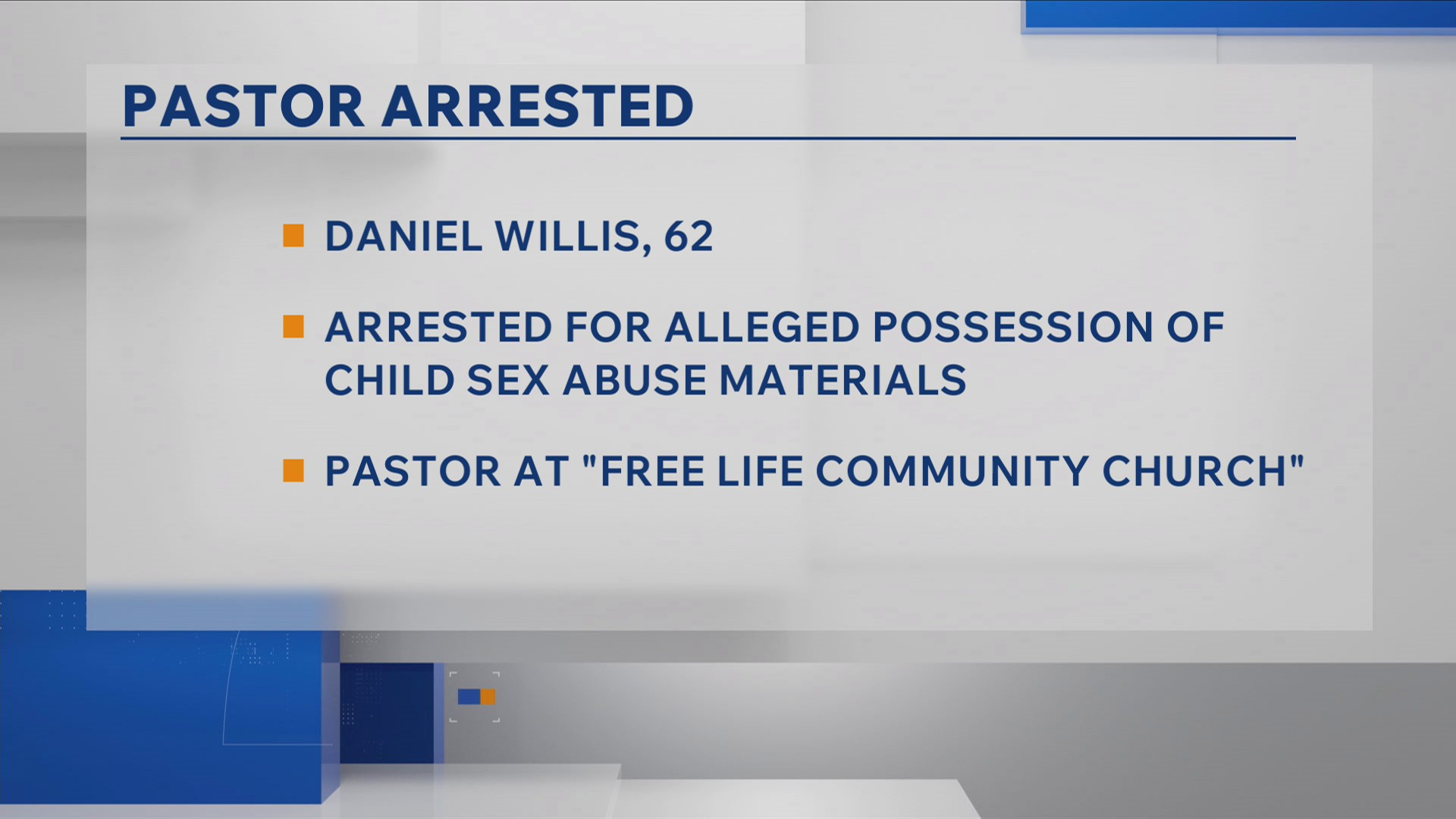 Terre Haute pastor arrested for child abuse material