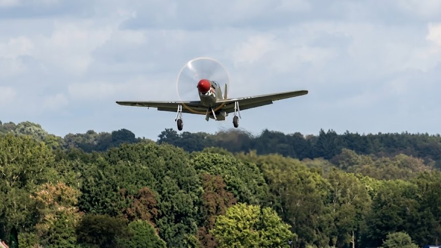 Something happens when you hear a Merlin engine coming - just listen