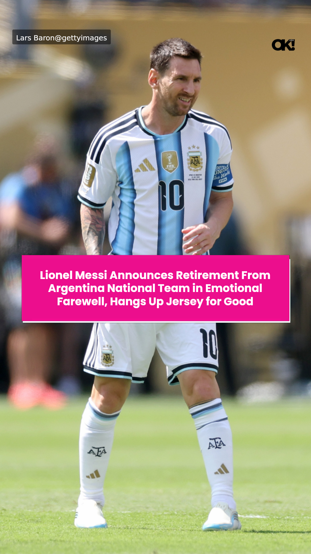 Lionel Messi announces retirement from Argentina national team in ...