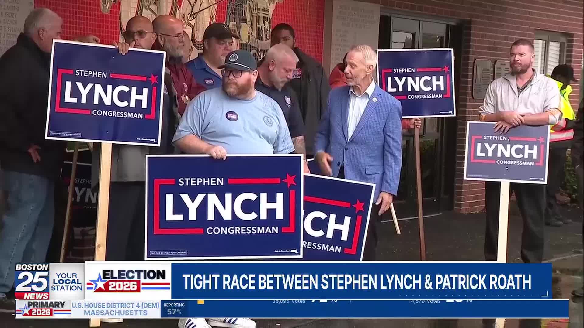 Stephen Lynch wins Democratic nomination for US House in Massachusetts' 8th Congressional District