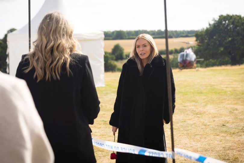 ITV Emmerdale Patsy Kensit to return tonight in explosive storyline