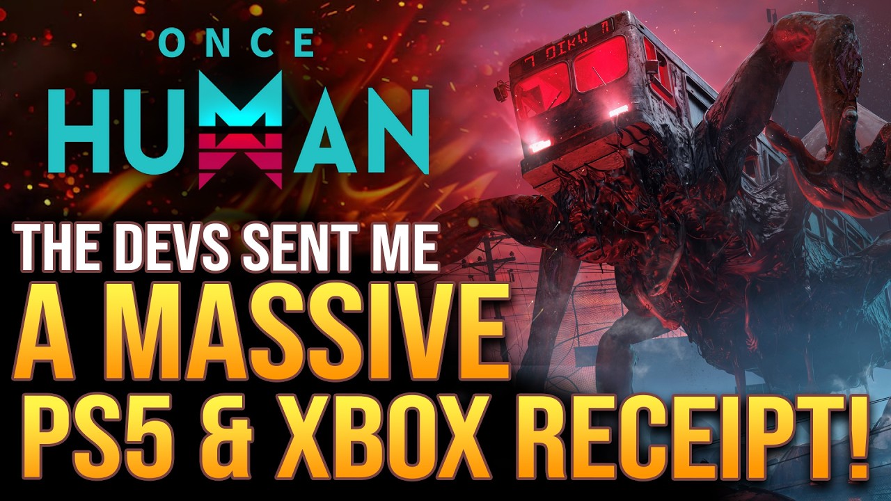 Once Human devs sent me a massive receipt
