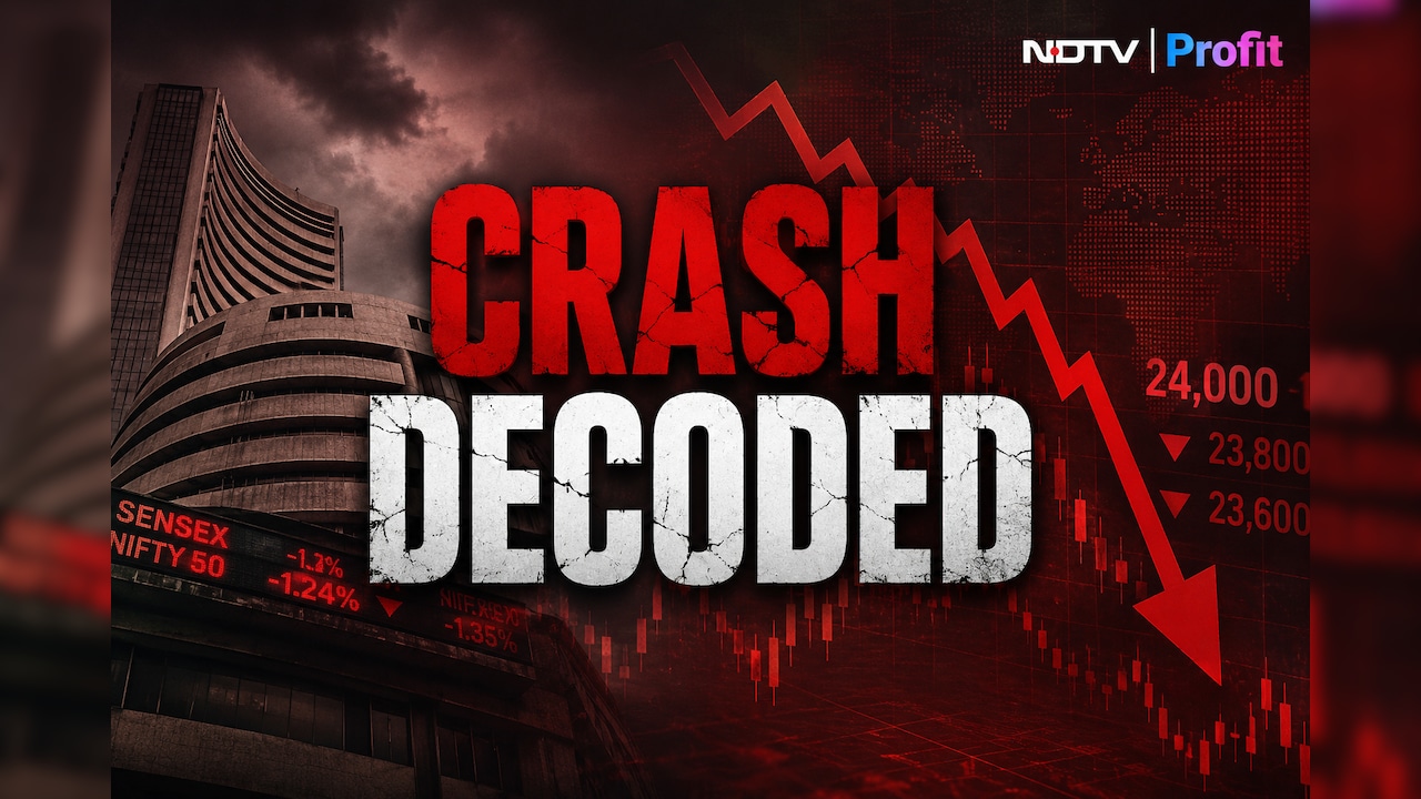 Stock Market Crash: Sensex Sides, Nifty Below 24,000 — Three Reasons ...