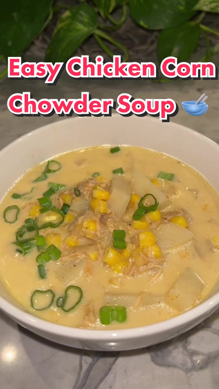 Turning leftovers into chicken corn chowder