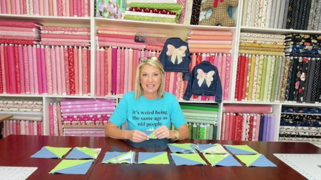 Easy pinwheel quilt block sewing tutorial