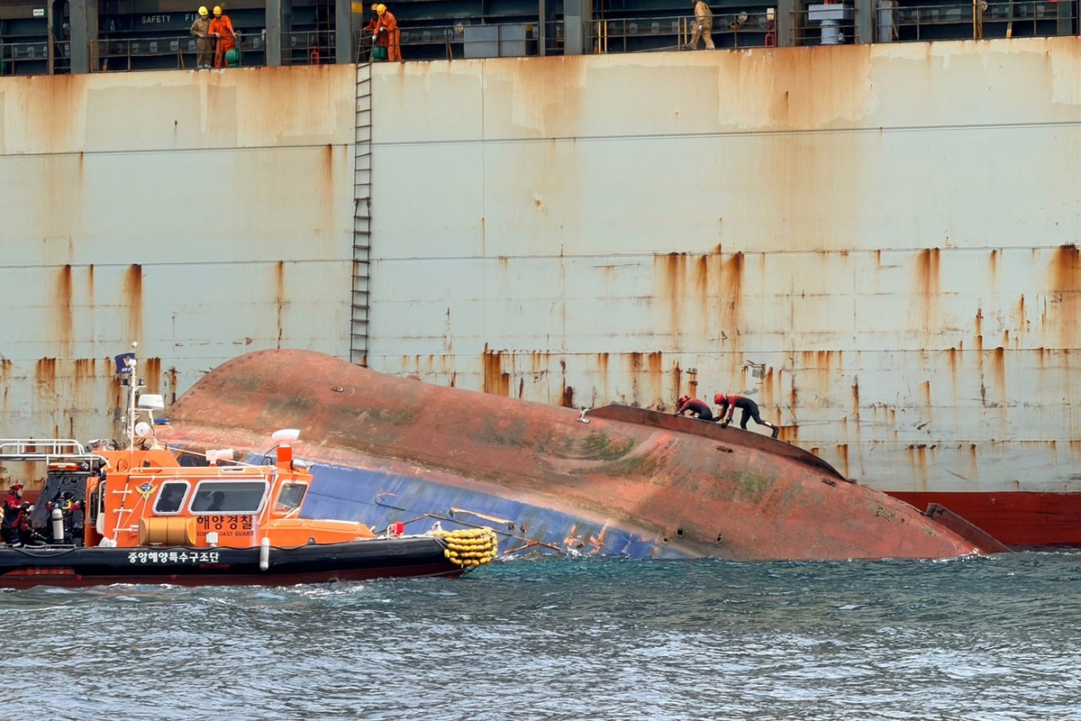 Tugboat sinks off South Korea's southern coast, leaving 1 dead and 6 ...