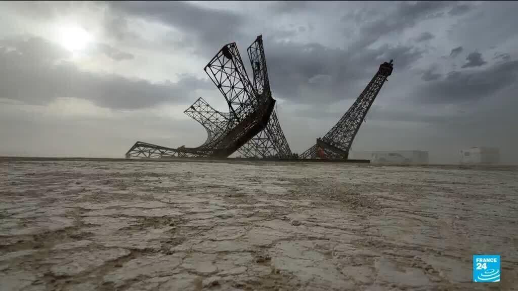 ‘Tower of broken dreams’: French artist takes Eiffel Tower work to ...