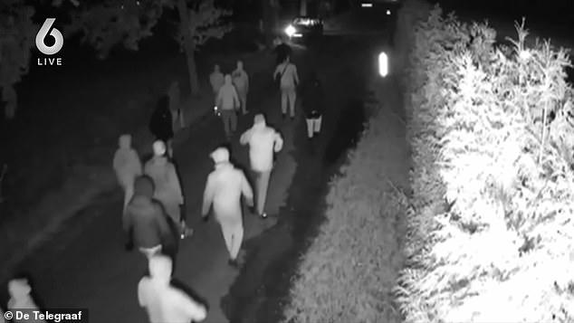 Police urged residents to stay indoors with their doors and windows shut amid fears further suspects could still be on the loose