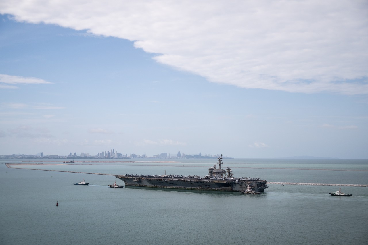 After 286 days at sea, 5,000 sailors on the USS Abraham Lincoln get a break in Thailand