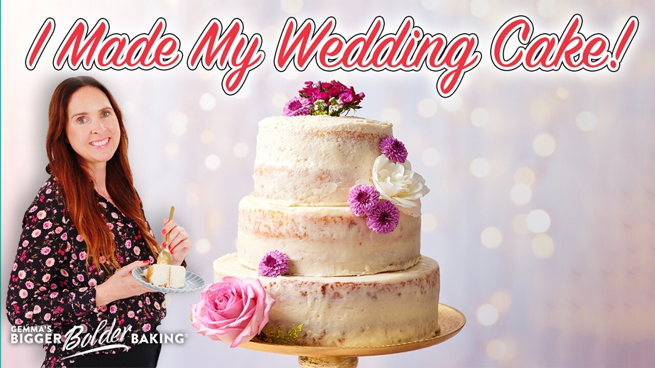 How I made a wedding cake for 72 people on a $20 budget