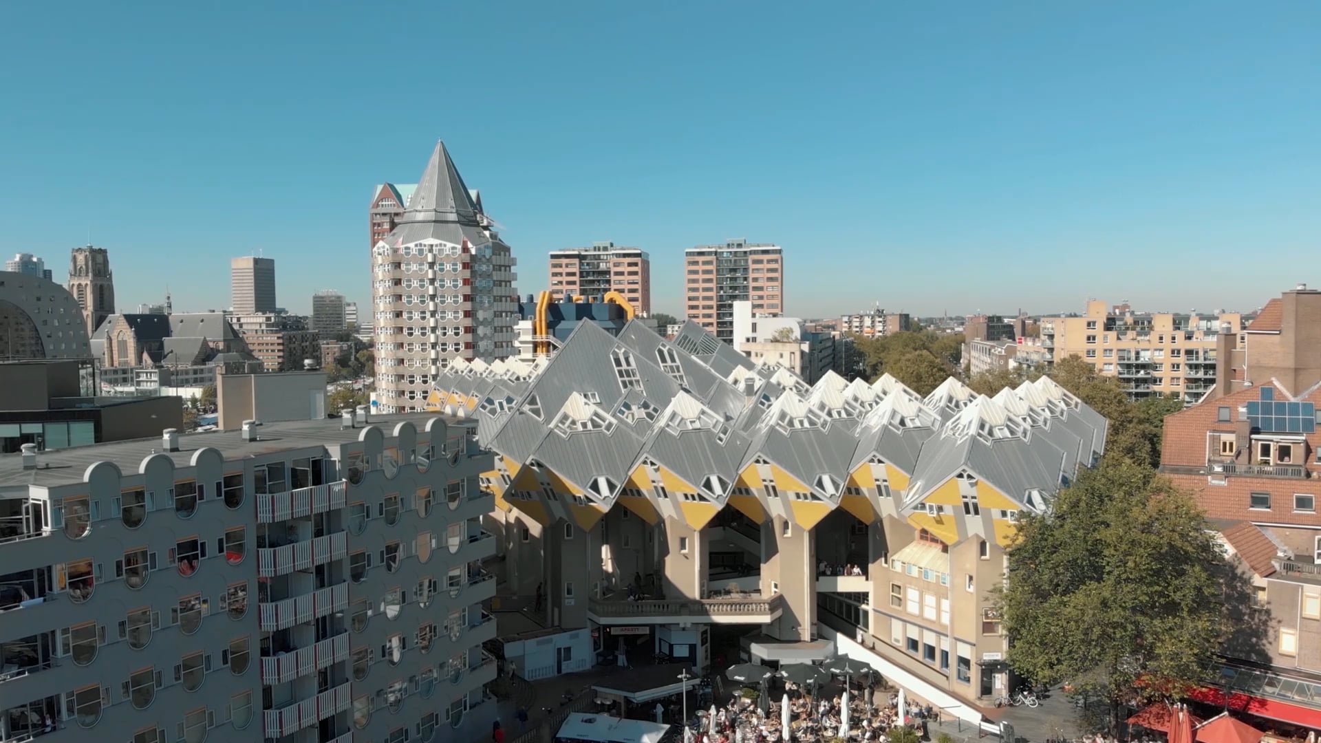 Rotterdam revealed from above in stunning aerial footage