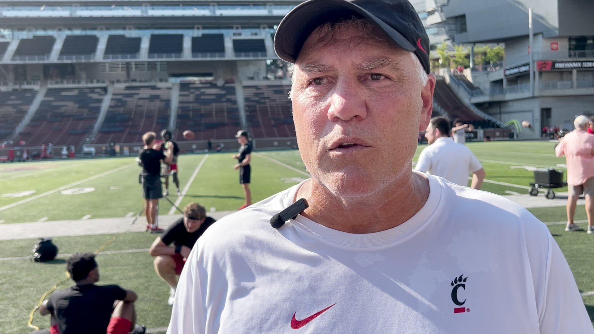 UC defensive coordinator Nate Woody week 1 interview