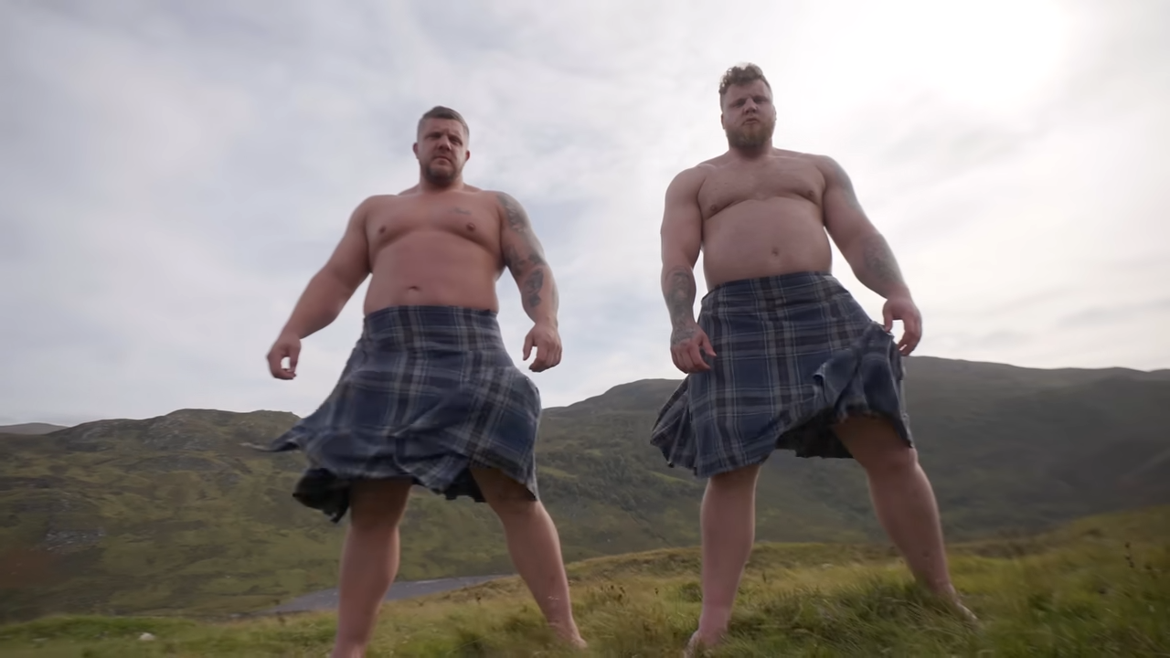We were invited into the home of two real-life giants - nothing was normal