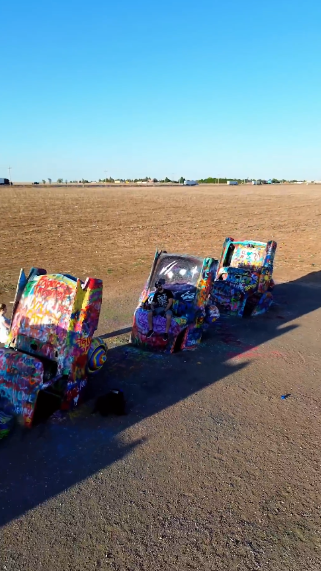 Turning Cadillac Ranch into a work of art
