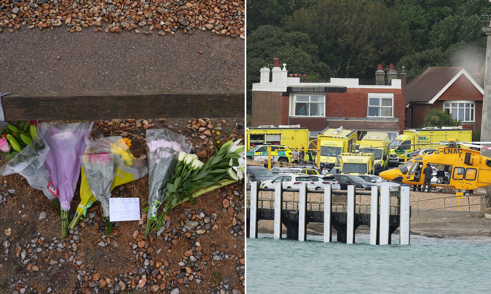 Girl, 6, rescued after family drowned off Shoreham beach died from brain injury, inquest hears