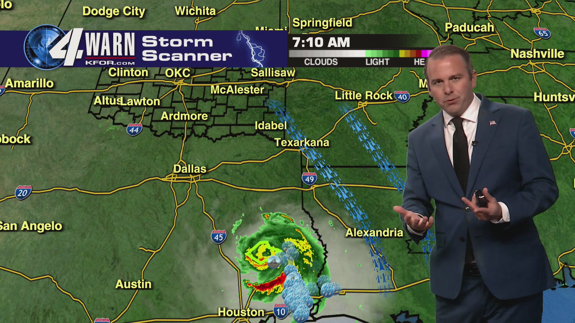 Aaron Brackett investigates a tropical system heading north