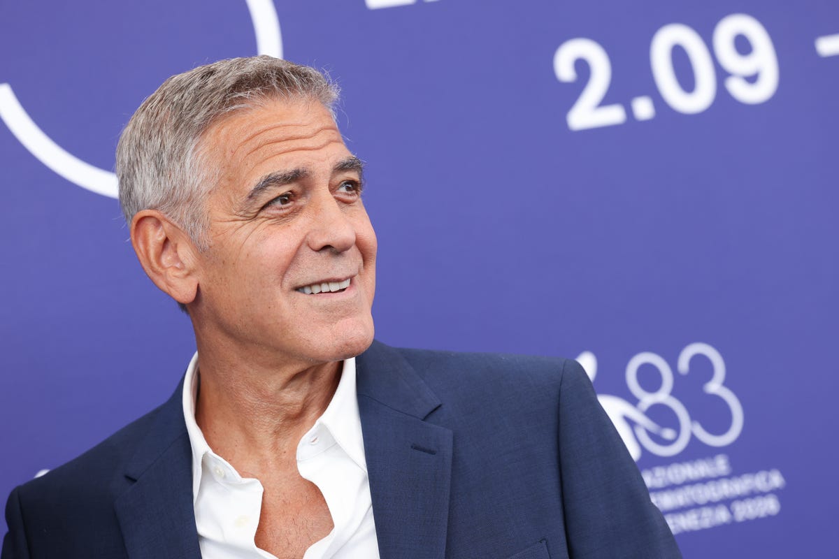 George Clooney all’incontro con la stampa a Venezia 83