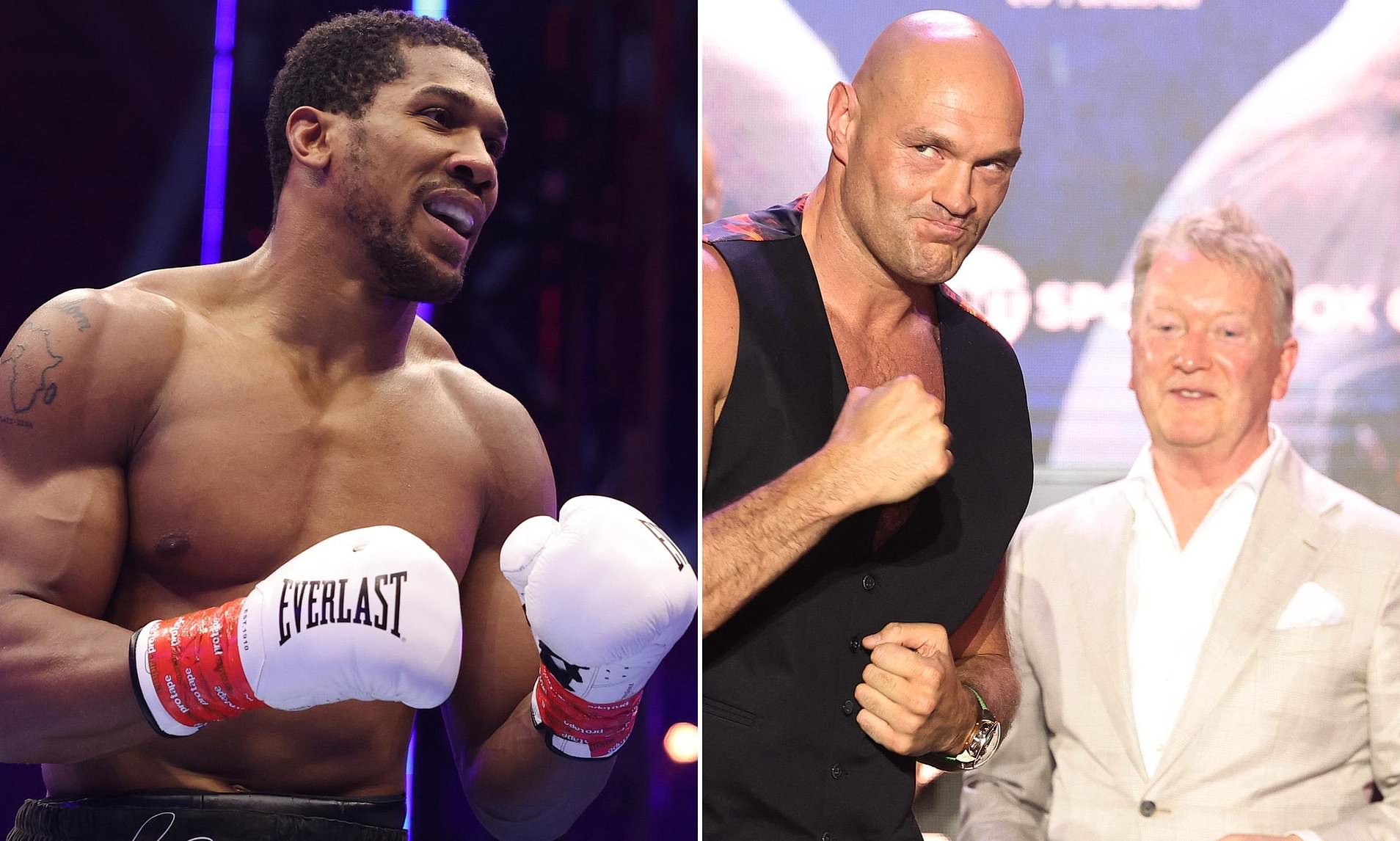 Anthony Joshua still yet to sign Battle of Britain deal to fight Tyson Fury, reveals Frank Warren
