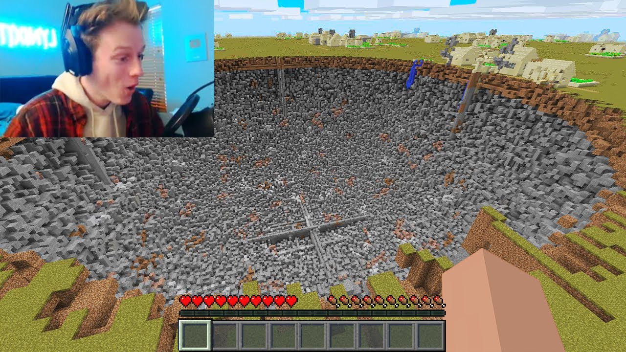 I used a more explosives mod to troll a streamer in Minecraft