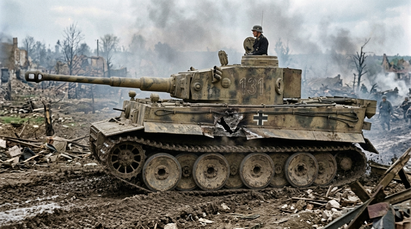 Fury’s tiger scene ignores a fatal side shot