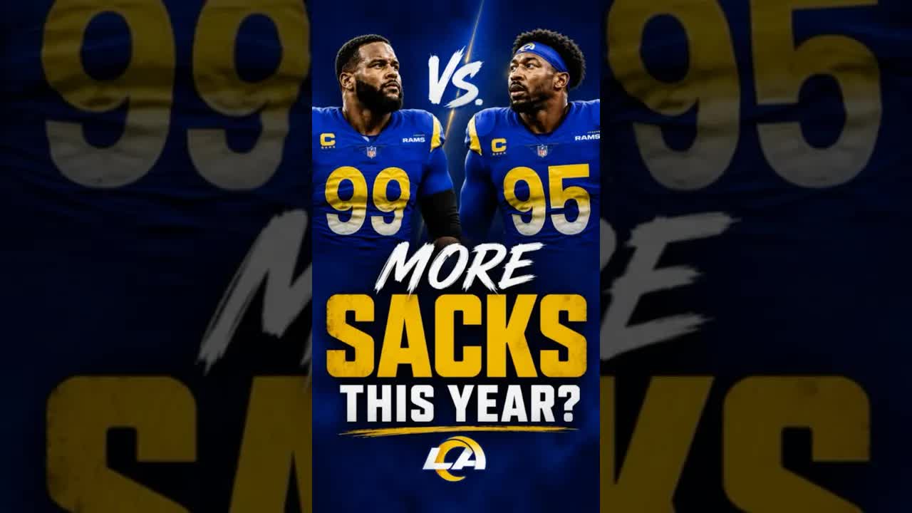 🏈 Will Aaron Donald have more sacks than Myles Garrett this season?