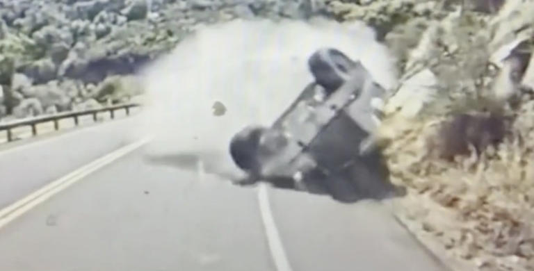 Colorado fire sparked by truck flipping near Yosemite as heart-stopping ...