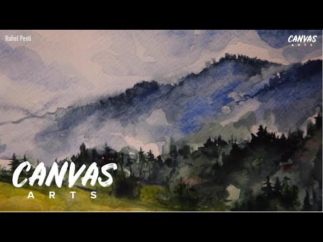 Easy Watercolour Landscape Painting Tutorial