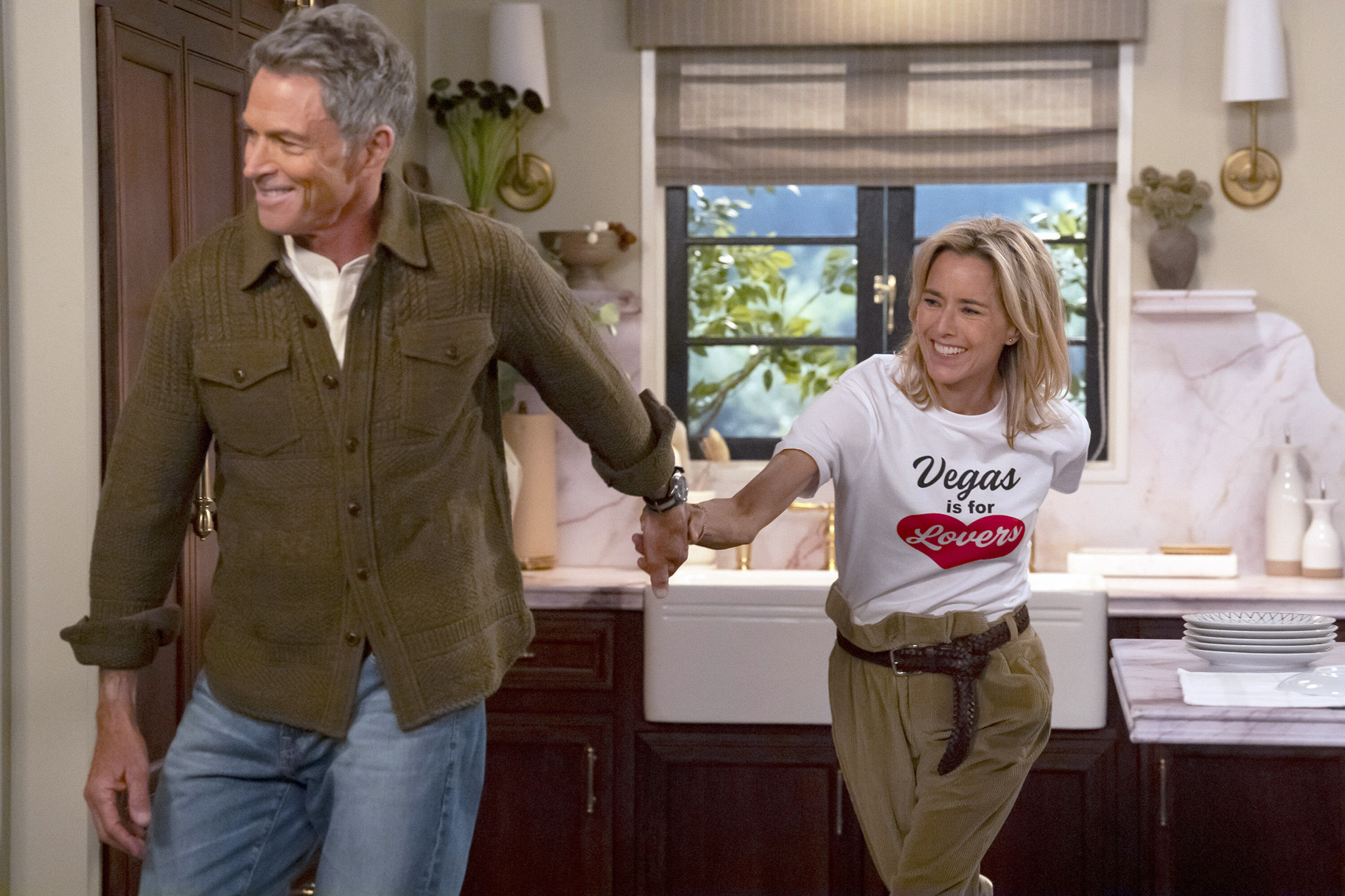 All about Newlyweds stars Téa Leoni and husband Tim Daly's marriage, onscreen and off
