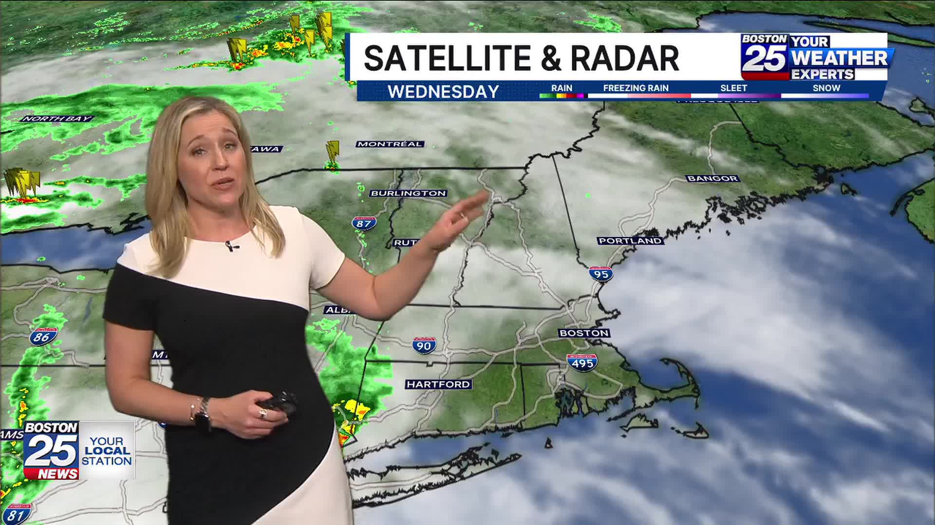 Dry today; wet tomorrow