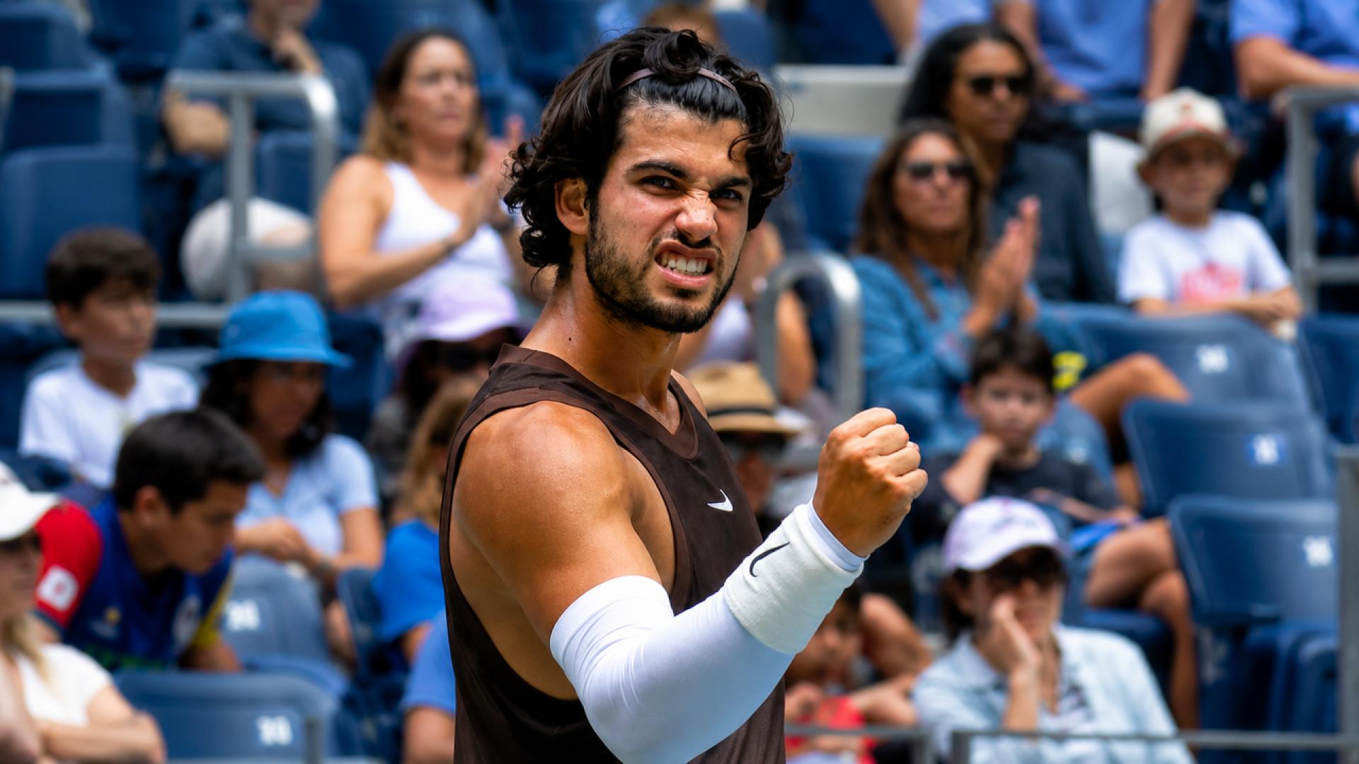Carlos Alcaraz, US Open 2026 © Stream screenshot