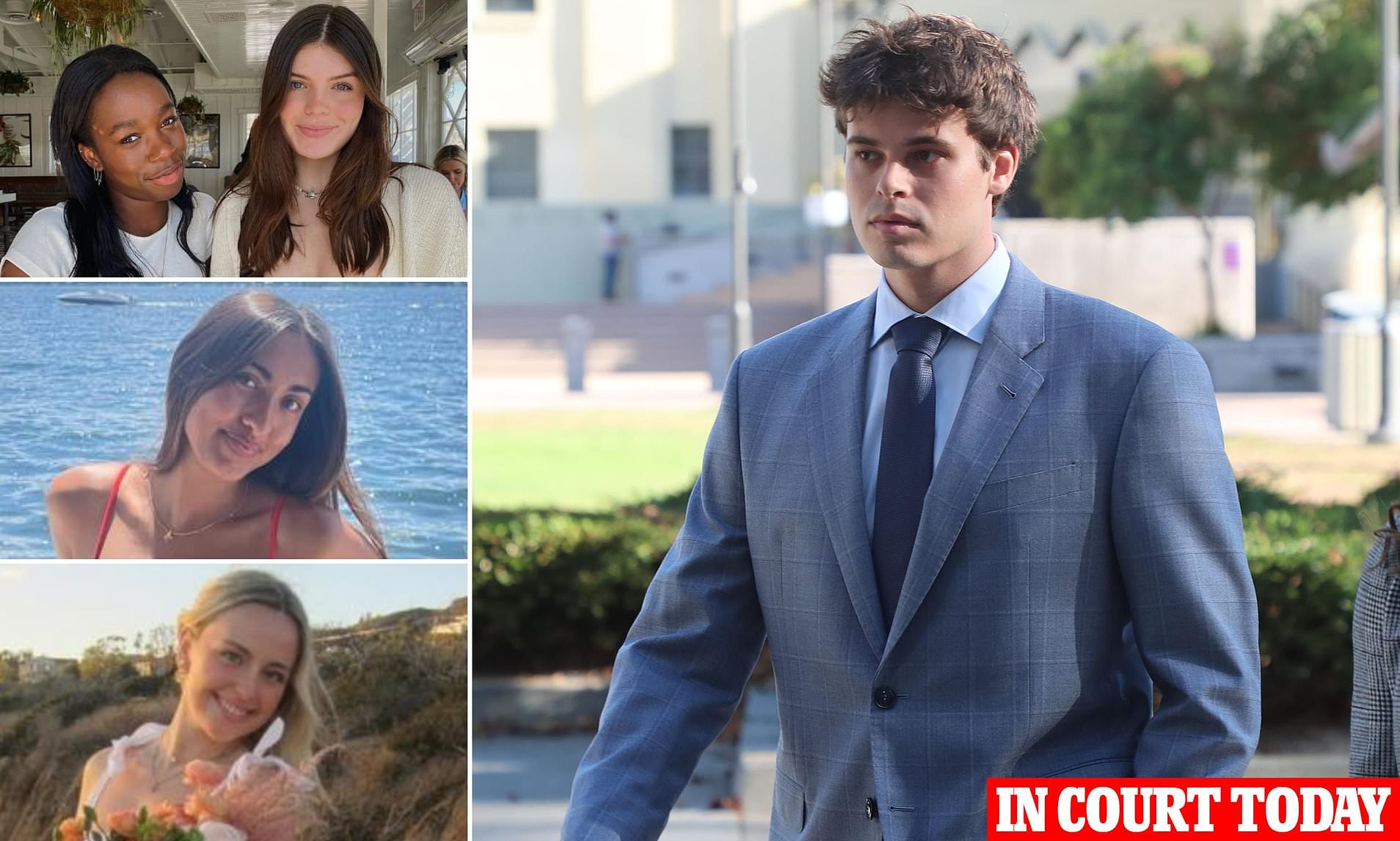 Pepperdine murder suspect, 24, had 'laughing gas' in lap in 104mph crash, prosecutors claim