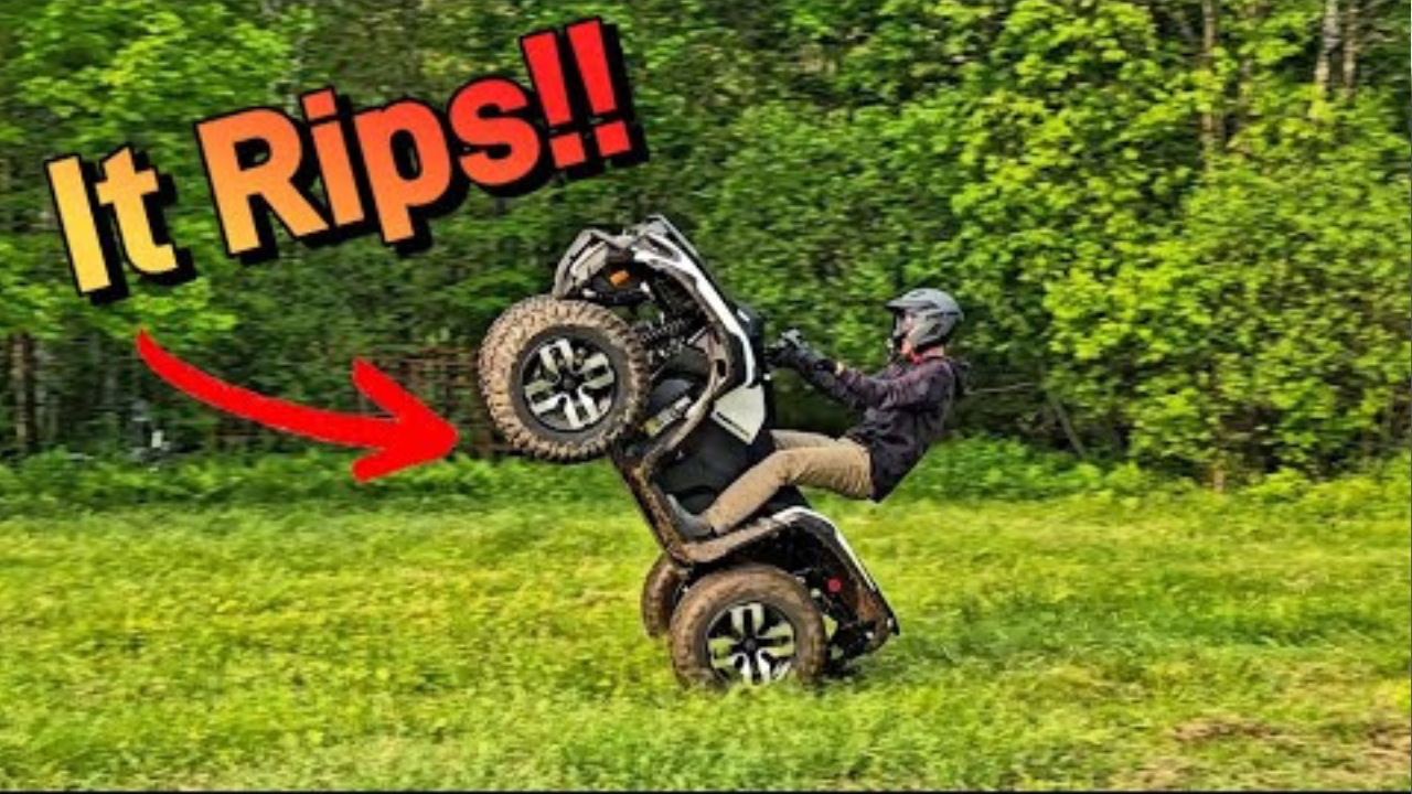 Can-Am Outlander electric first ride
