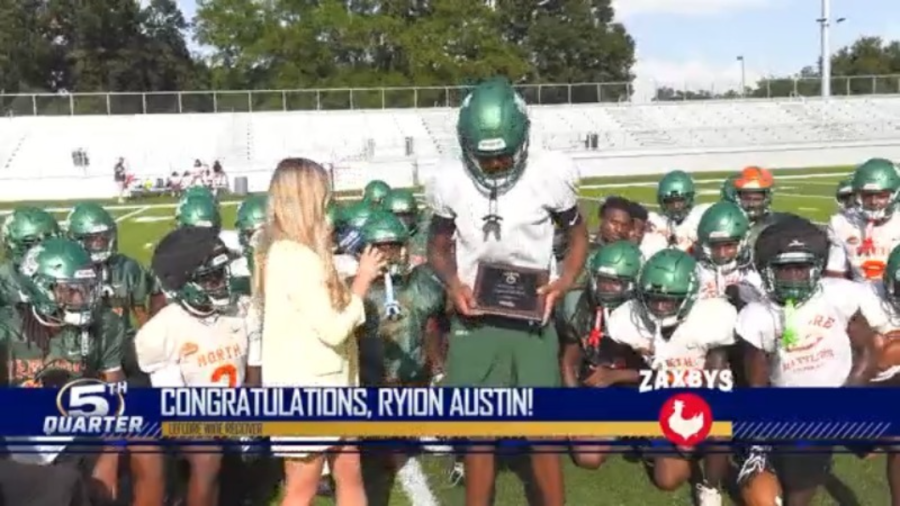 Leflore receiver Ryion Austin's huge, clutch performance earns him Zaxby's player of the week