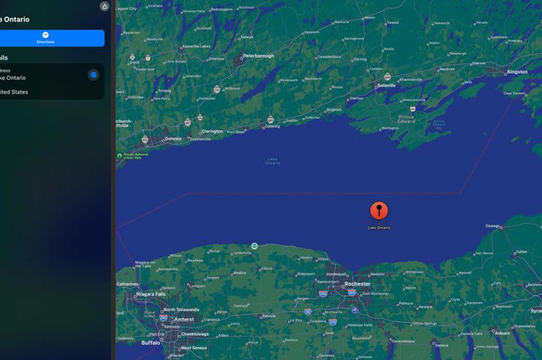 Apple maps changes Lake Ontario name for Trump on new CEO's first day
