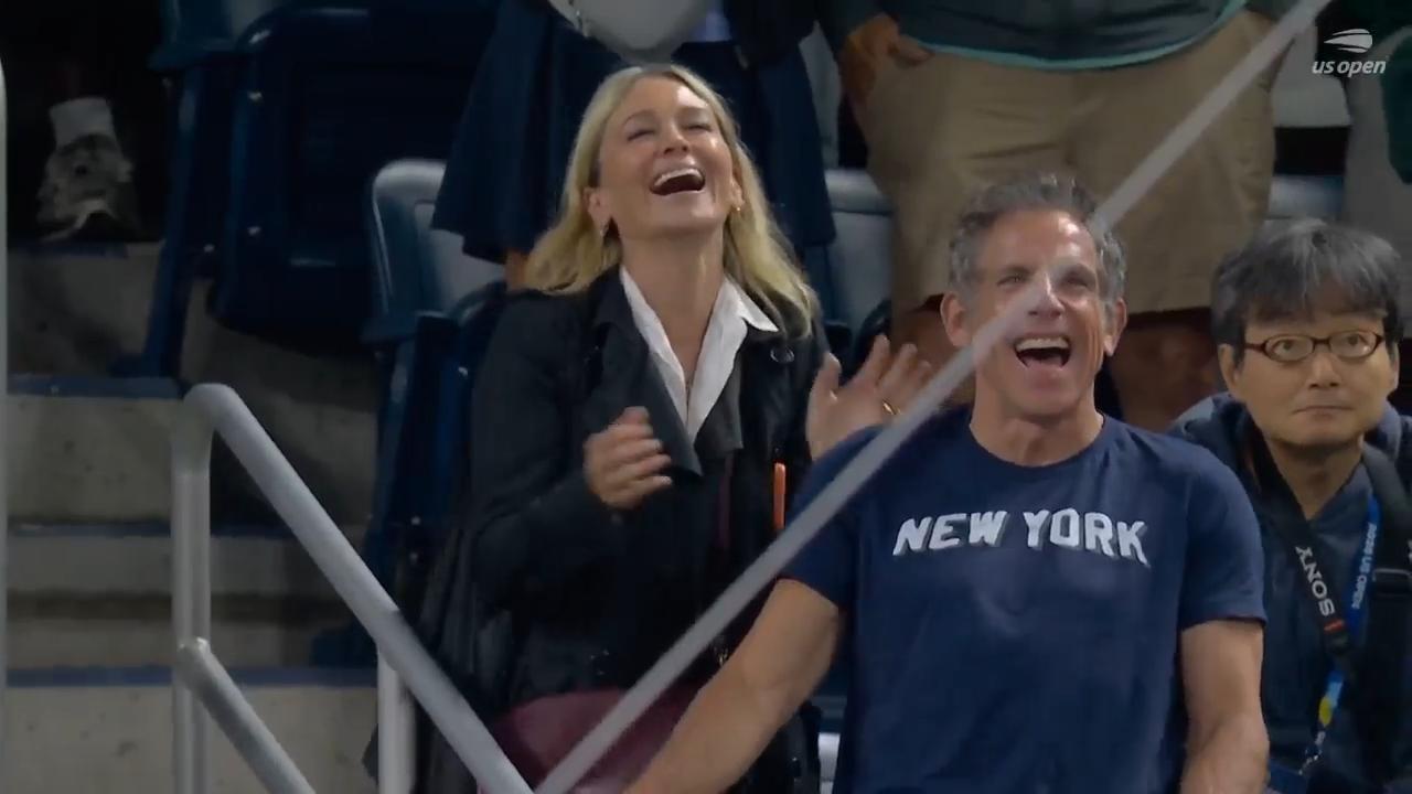 Tiafoe gives shout out to Ben Stiller and Hailey Baptiste after win