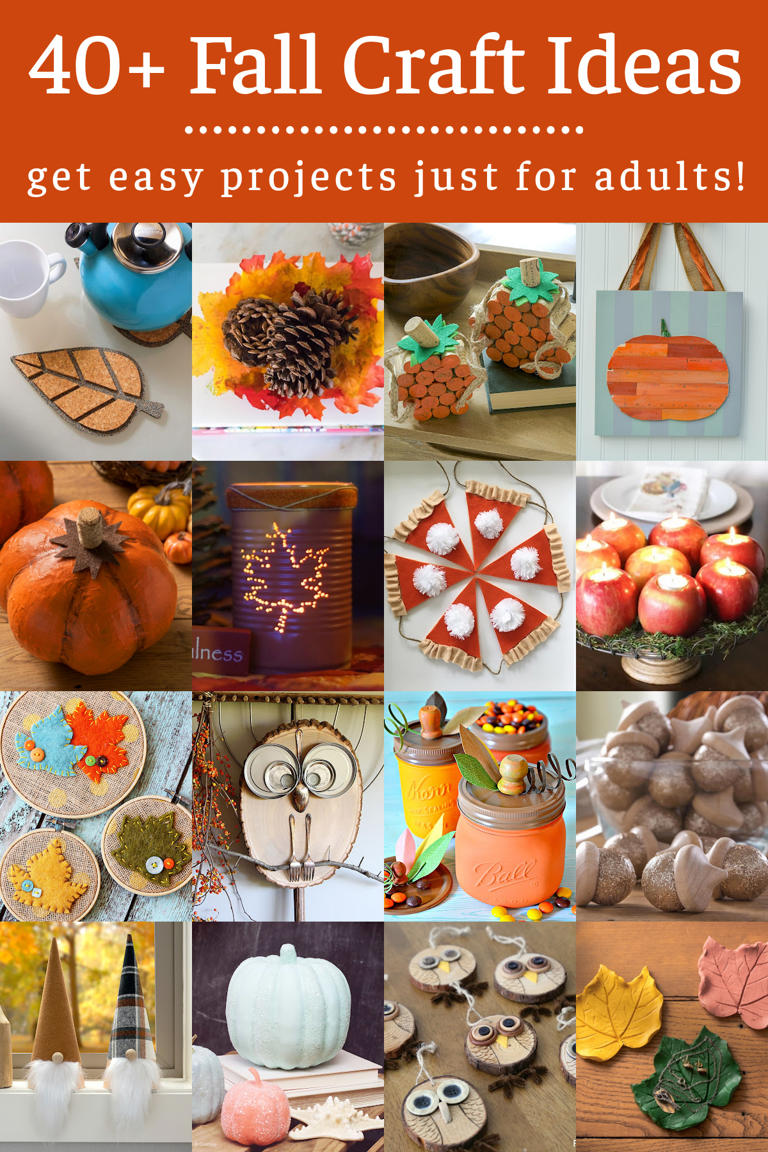 40+ fall crafts for adults: Simple, stylish, and seasonal ideas